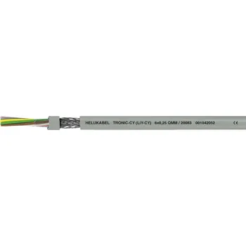Helukabel 16003 datový kabel LiYCY 3 x 0.5 mm² šedá 100 m