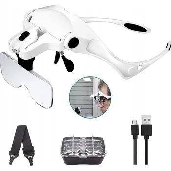 Lupa Lupa 5x zamontowane LED Zree 5x lupa s 3,5x LED diodou