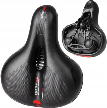 Sedlo na kolo Sedlo Be-active.pl Široké a měkké sedlo na kolo, 210 mm