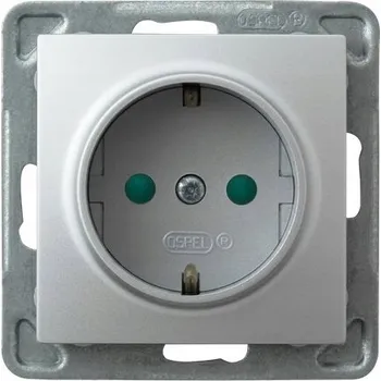 Elektrická zásuvka OSPEL IMPRESJA GP-1YSP/m/18 Jednoduchá zásuvka s uzemněním (Schuko)
