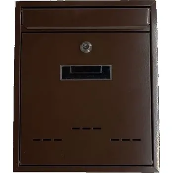 Poštovní schránka Poštovní schránka RD bronzová hnědá GJM lištová ocelová 2 klíče A4