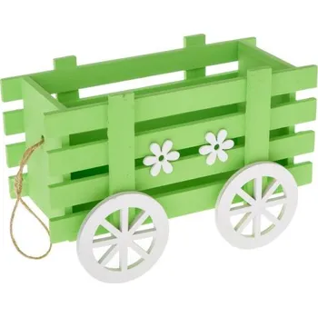 Casa de Engel Dřevěný box - vůz zelený