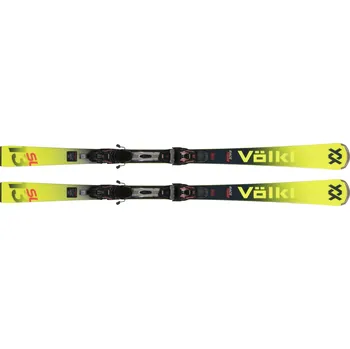 Sjezdové lyže Völkl Racetiger SL + rMotion 12 Velikost: 170 L yellow/black+V black/flo red 25/26