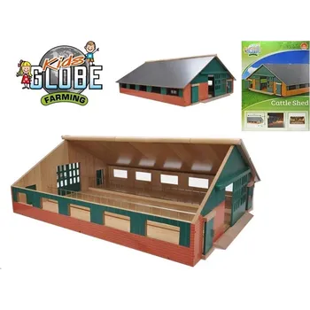 Dětské zboží Kids Globe Kids Globe Farma dřevěná 73x60x26cm 1:32 v krabičce