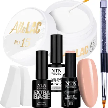 Lak na nehty Sada na nehty Babyboomer Pro 6 v 1, štětec a houbičky na Gel podkladové Houbičky