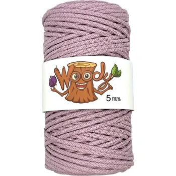 Příze Woody 5 mm – Prachově růžová (50m)