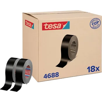 Izolační páska tesa tesaband 4688 Standard 04688-00000-00 páska se skelným vláknem černá (d x š) 50 m x 50 mm 18 ks