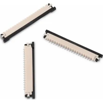 Elektrický konektor Konektor FPC, řada: WR-FPC, počet kontaktů: 15, počet řad: 1, rozteč: 1mm, orientace těla: Horizontální, Povrchová