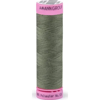 Nit Polyesterové nitě návin 100 m Aspo Amann, střední, 0731 Bronze Green