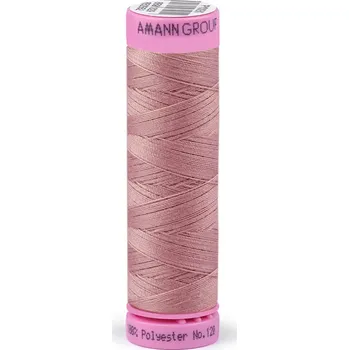 Nit Polyesterové nitě návin 100 m Aspo Amann, střední, 1057 Misty Rose