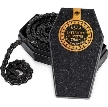 Řetěz na kolo BMX řetěz Shadow INTERLOCK SUPREME černá