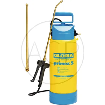 Postřikovač Tlakový postřikovač Primex 5, objem nádrže 5l, s nožním kroužkem a prodlužovací trubkou