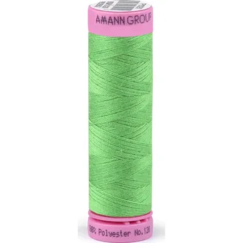 Nit Polyesterové nitě návin 100 m Aspo Amann, střední, 0092 Bright LimeGreen