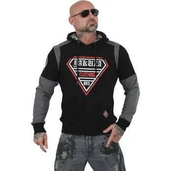 Pánská mikina Pánská mikina s kapucí Yakuza HOB 13002 black velikost: 5XL