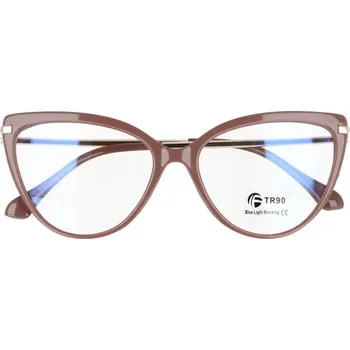Počítačové brýle Hnědé dámské brýle proti modrému světlu „Madame“