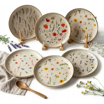 Talíř Dezertní talíř Sokomedica POLNÍ KVĚTY 20 cm