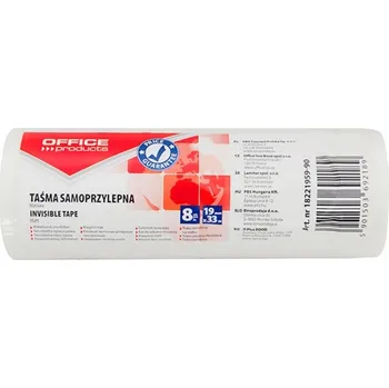 Kancelářská páska 19 mm 33 m matná 8 kusů
