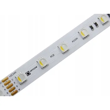 LED páska LED pásek 24V DC RGBW 4v1 Neutrální bílá 4000K 19W 300 SMD 5050 IP20 12mm
