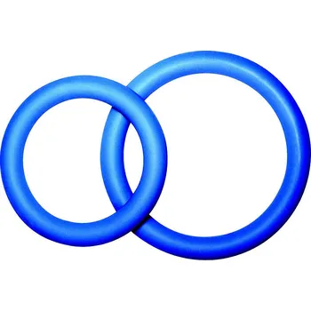 JoyDivision POTENZduo ring Medium Blue - dvojitý erekční kroužek