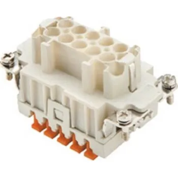 Elektrická zásuvka ILME CSHF10 konektorová vložka, zásuvka plus PE přípojka s pružinovým protitahem 1 ks