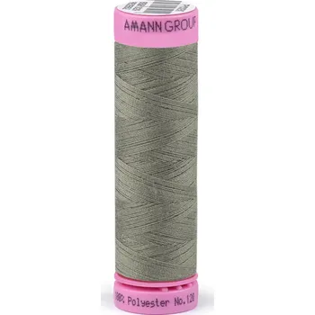 Nit Polyesterové nitě návin 100 m Aspo Amann, střední, 0373 Charcoal Gray