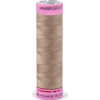 Nit Polyesterové nitě návin 100 m Aspo Amann, střední, 0387 Burro