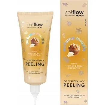 Vlasová regenerace So!flow autumn muffin Čisticí peeling na pokožku hlavy osvěžující 100 ml