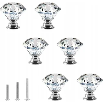 Nábytkové kování Nábytková úchytka knopka stříbrná leštěná 3 x 3 x 2,8 cm