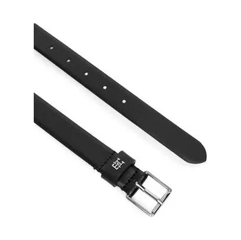 Opasek Dámský pásek Tommy Hilfiger Th Square 2.5 Silver AW0AW18651 Černá 70