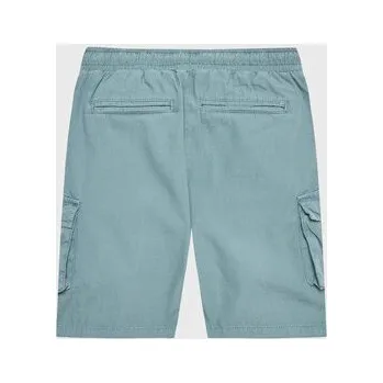 Pánské kraťasy Guess Šortky z materiálu N2RD01 D3XN0 Modrá Regular Fit 6Y