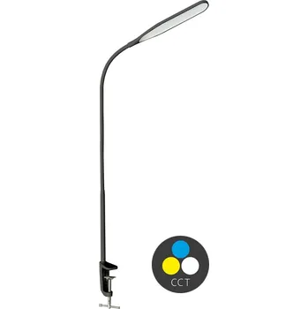 Lampička ECOLITE LED stolní lampa 10W volba teploty světla, stmívatelná, stolní úchyt, černá LU13C-CR