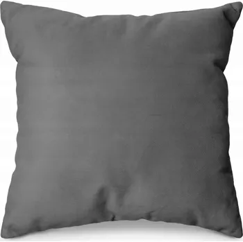 Polštář POLŠTÁŘ GRAFITOVÝ 50x50 POLŠTÁŘ OZDOBNÝ NA POHOVKU POSTEL