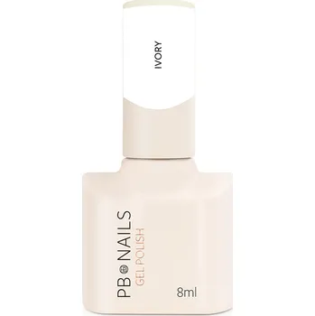 Lak na nehty Mléčně bílý hybridní lak PB NAILS Ivory 8 ml