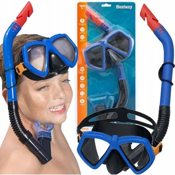 Potápěčské vybavení Bestway 24070 Modrá dětská potápěčská Potápěčské Brýle , brýle, se šnorchlem