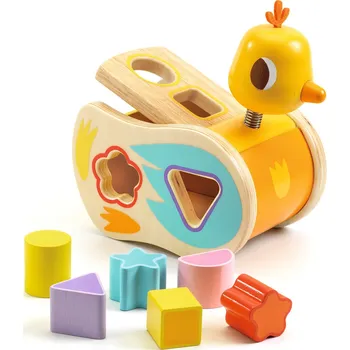 Dřevěná hračka Dřevěná vkládačka Kuřátko