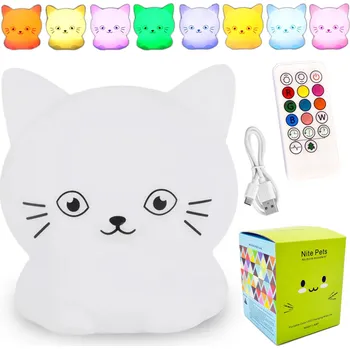 Lampička Noční lampa Redleaf bílá