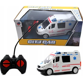 autíčko AUTO ZÁCHRANKA NA DÁLKOVÉ OVLÁDÁNÍ SANITKA AUTÍČKO