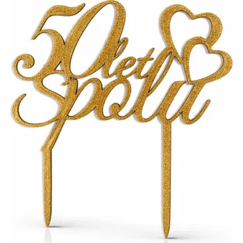 50 let spolu (malý) - plastový zápich - Měděná