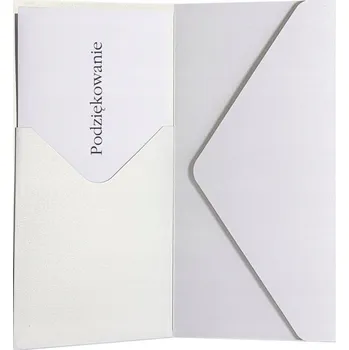 Obálka Dekorativní POŠTOVNÍ OBÁLKY Ozdobná Obálka DL 220GR PEARL BÍLÁ SP Super