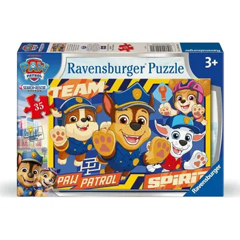 Puzzle Ravensburger puzzle Tlapková patrola: pátrání a záchrana 35 dílků