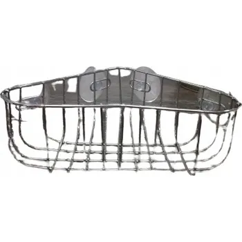 Drátěná police BISK PŘÍSAVKY PŘÍSAVKA KOŠÍK CHROM