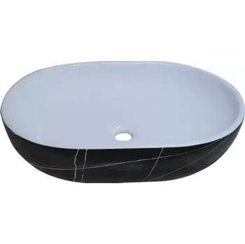 Umyvadlo Nera black mramor