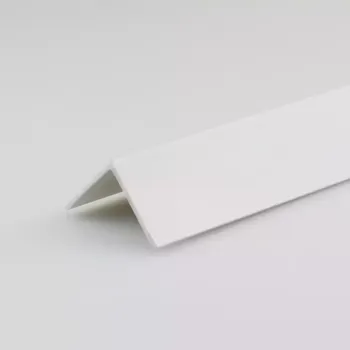 Stavební profil Profil uholníkový PVC bily lesk 30x30x1000
