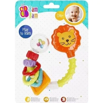 Hračka pro kojence Chrastítko Lvíček BAM BAM 521379