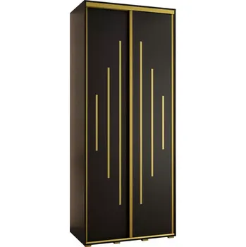 Předsíňová stěna Skříň 45 Canaris 12 120 černá/gold