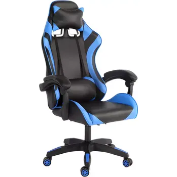 Herní židle Křeslo pro hráče DS90120-1 černá/modrá