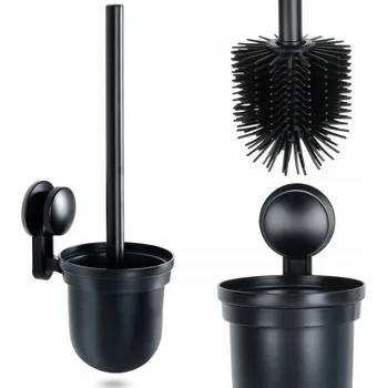 WC štětka SILIKONOVÝ WC KARTÁČ S NÁDOBKOU ZÁVĚSNÝ DO KOUPELNY