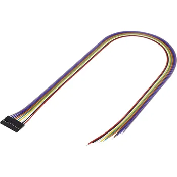 Elektrický konektor TRU COMPONENTS zásuvkový konektor s vodiči 10, rozteč 2.54 mm, 1244006, 1 ks