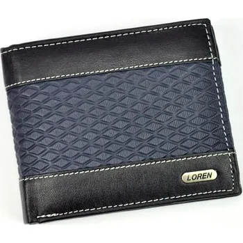 Peněženka Pánská peněženka Loren N992-DDG černá, modrá