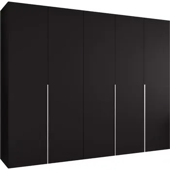 Předsíňová stěna Skříň Alicante I 250 černá/stříbrná